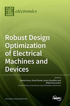 portada Robust Design Optimization of Electrical Machines and Devices 