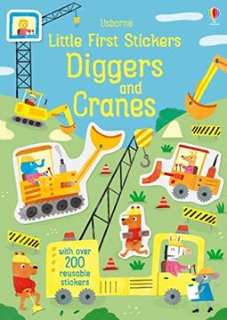 portada Little First Stickers Diggers and Cranes (in English)
