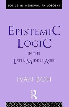 portada epistemic logic in the later middle ages (en Inglés)