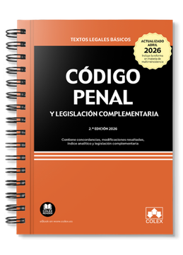 Código penal y legislación complementaria (ENCUADERNACIÓN CON ESPIRAL). Contiene concordancias, modificaciones resaltadas e índice analítico (in Spanish)