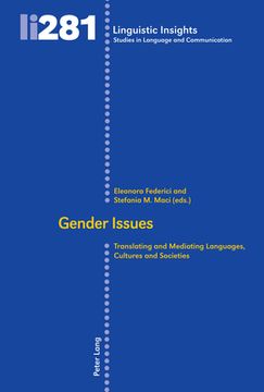 portada Gender issues: Translating and mediating languages, cultures and societies (en Inglés)
