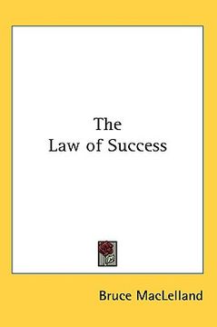 portada the law of success (en Inglés)