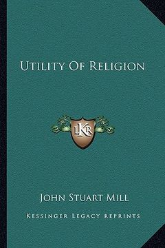 portada utility of religion (en Inglés)