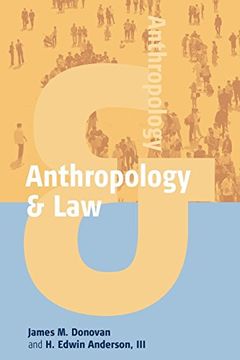 portada Anthropology & law (Anthropology And. ) (in English)