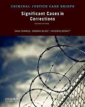 portada Significant Cases in Corrections (Criminal Justice Case Briefs) (en Inglés)