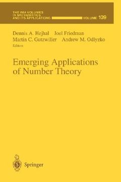 portada emerging applications of number theory (en Inglés)