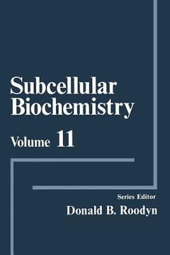 portada Subcellular Biochemistry (en Inglés)