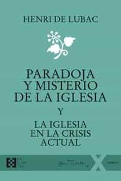 portada Paradoja y Misterio de la Iglesia (in Spanish)