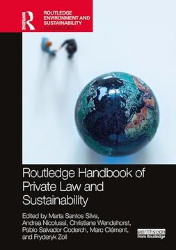 portada Routledge Handbook of Private law and Sustainability (Routledge Environment and Sustainability Handbooks) (in English)