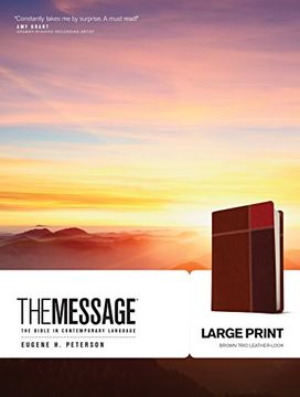 portada The Message Large Print: The Bible in Contemporary Language (in English)