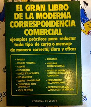 portada el gran libro de la moderna correspondencia comercial