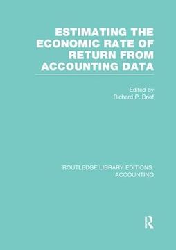 portada Estimating the Economic Rate of Return from Accounting Data (Rle Accounting) (en Inglés)