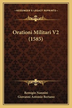 portada Orationi Militari V2 (1585) (en Latin)