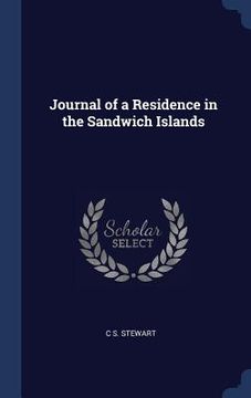 portada Journal of a Residence in the Sandwich Islands (en Inglés)