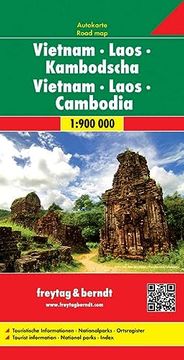 portada Freytag Berndt Autokarten, Vietnam-Laos-Kambodscha - Maßstab 1: 900 000
