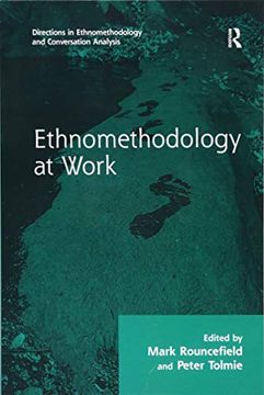 portada Ethnomethodology at Work (en Inglés)