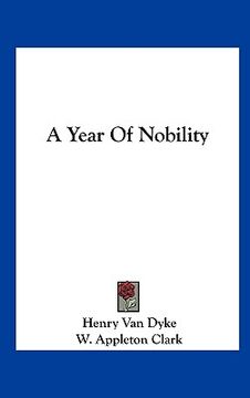 portada a year of nobility (en Inglés)