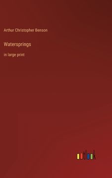 portada Watersprings: in large print (en Inglés)