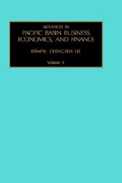 portada advances in pacific basin business, economics and finance: vol 4 (in English)
