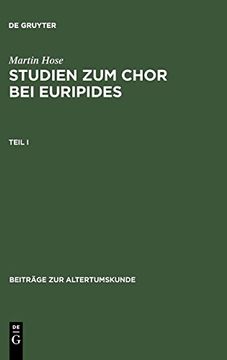 portada Studien zum Chor bei Euripides. Teil 1 (in German)