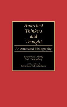 portada Anarchist Thinkers and Thought: An Annotated Bibliography (in English)
