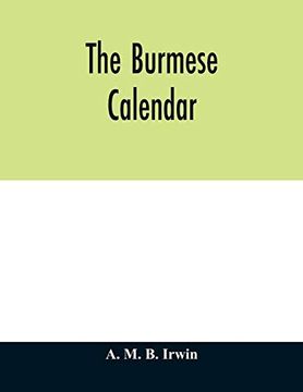 portada The Burmese Calendar 