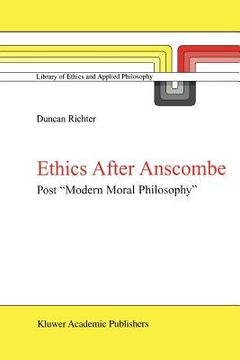 portada ethics after anscombe: post modern moral philosophy' (en Inglés)