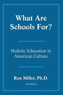 portada What Are Schools For? (in English)