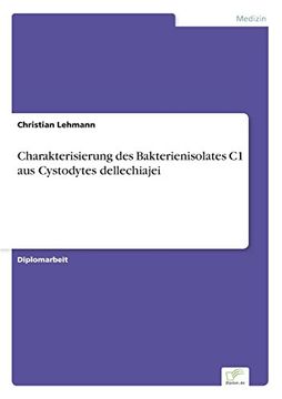 portada Charakterisierung des Bakterienisolates C1 aus Cystodytes dellechiajei (German Edition)