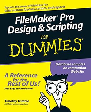 portada Filemaker pro Design & Scripting for Dummies 