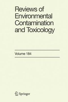 portada Reviews of Environmental Contamination and Toxicology 184 (en Inglés)