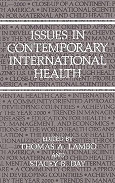 portada Issues in Contemporary International Health (en Inglés)