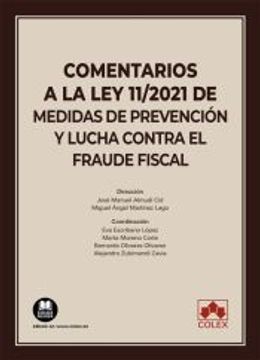 portada Comentarios a la ley 11/2021 de Medidas de Prevención y Lucha Contra el Fraude Fiscal