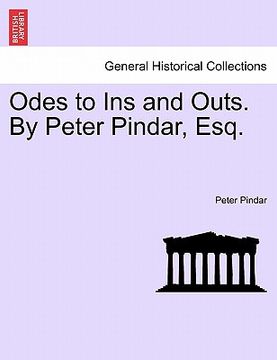 portada odes to ins and outs. by peter pindar, esq.