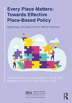 portada Every Place Matters: Towards Effective Place-Based Policy (Regional Studies Policy Impact Books) (en Inglés)