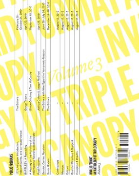 portada Invalid Format: An Anthology of Triple Canopy: Volume 3 (en Inglés)
