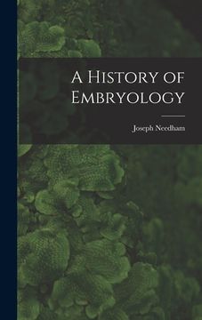 portada A History of Embryology (en Inglés)