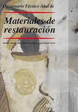 portada Diccionario Técnico Akal de Materiales de Restauración