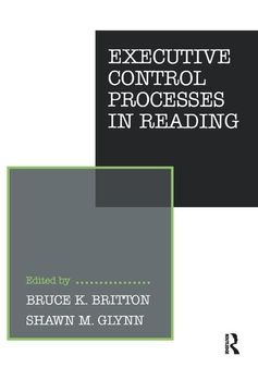 portada Executive Control Processes in Reading (en Inglés)
