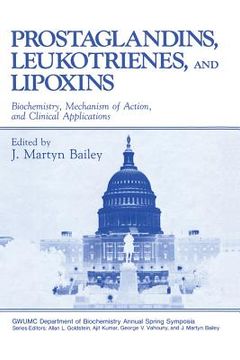 portada Prostaglandins, Leukotrienes, and Lipoxins: Biochemistry, Mechanism of Action, and Clinical Applications (en Inglés)