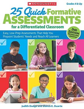 portada 25 Quick Formative Assessments for a Differentiated Classroom (en Inglés)