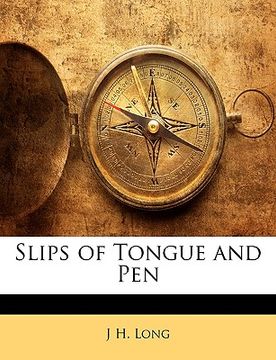 portada slips of tongue and pen (en Inglés)