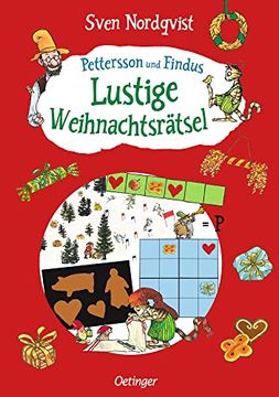 portada Pettersson und Findus. Lustige Weihnachtsrätsel (en Alemán)