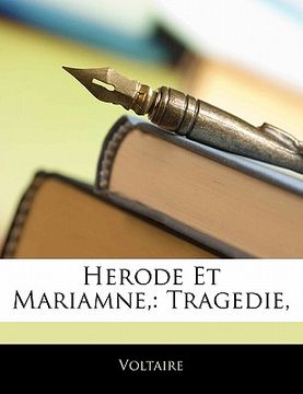 portada Herode Et Mariamne,: Tragedie, (in French)