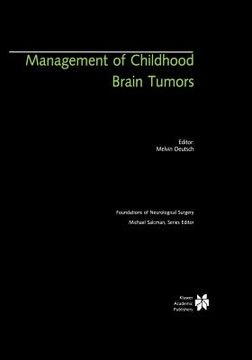 portada Management of Childhood Brain Tumors (en Inglés)
