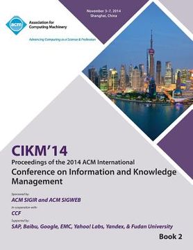 portada CIKM 14, ACM International Conference on Information and Knowledge Management V 2 (en Inglés)