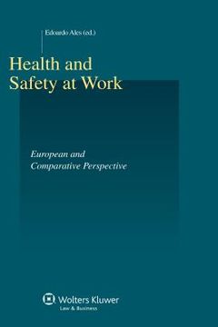 portada health and safety at work: european and comparative perspective (en Inglés)