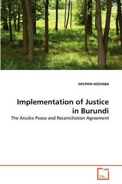portada implementation of justice in burundi (en Inglés)