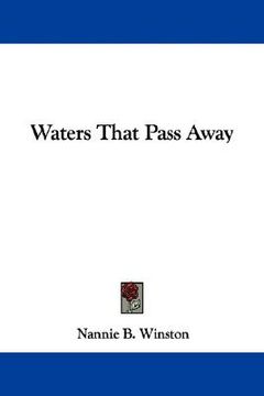 portada waters that pass away (en Inglés)