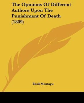 portada the opinions of different authors upon the punishment of death (1809)